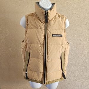 Abercrombie & Fitch Tan Goose Down Vest M